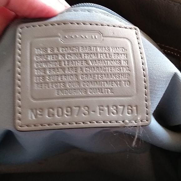 Coach F13761 Patent Leather Satchel W/ Dust Bag - Picture 3 of 12